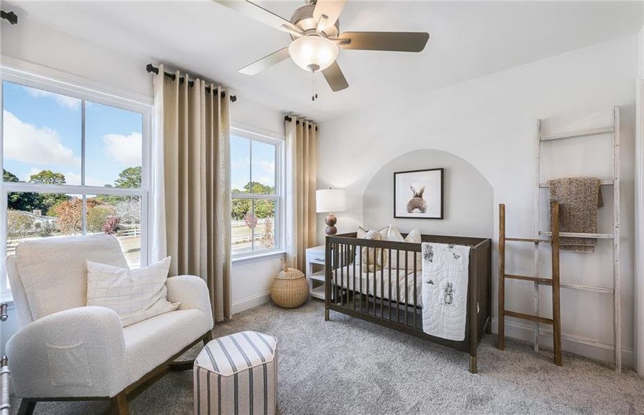 Furnished interior view inside a new home in Haverhill Estates, Dacula (Image 33).