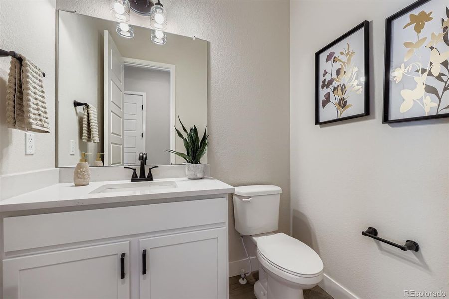 Furnished interior view inside a new home in Hillside at Castle Rock, Castle Rock (Image 13). Furnished interior view inside a new home in Hillside at Castle Rock, Castle Rock (Image 13).