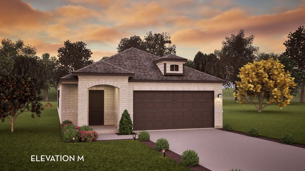 Representative exterior photo of a completed home built from the Maple by CastleRock Communities in Colony at Pinehurst, Pinehurst, TX (Image 2).