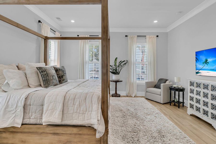 Furnished interior view inside a new home in Carolina Park: Riverside, Mount Pleasant (Image 9). Furnished interior view inside a new home in Carolina Park: Riverside, Mount Pleasant (Image 9).
