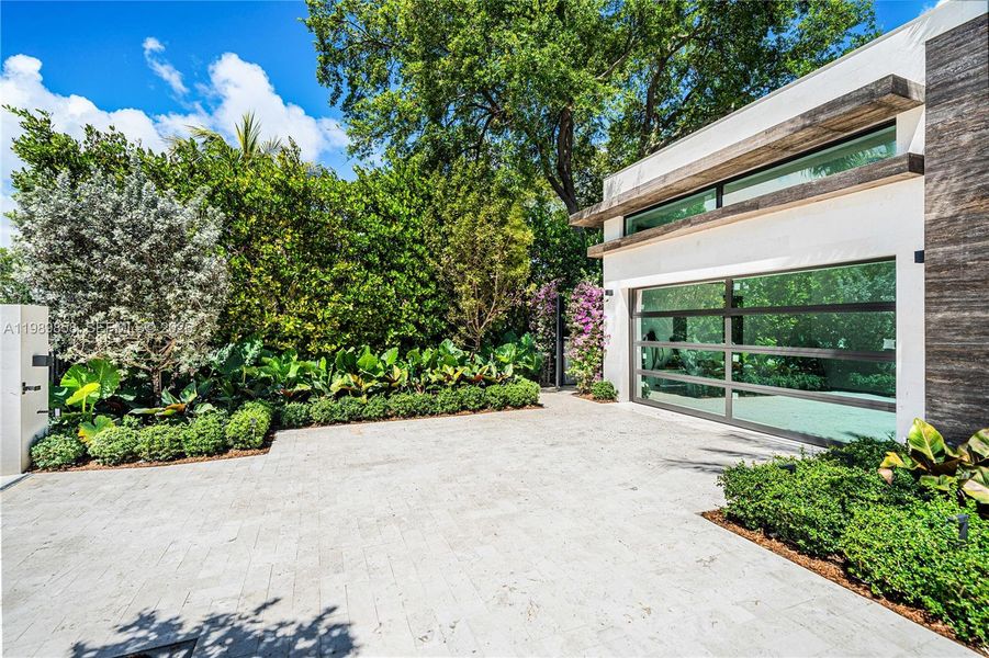 Exterior details and patio area of a home in , Miami (Image 2). Exterior details and patio area of a home in , Miami (Image 2).