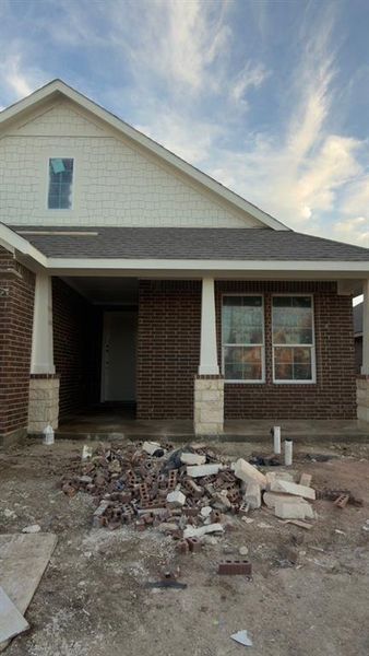 In-progress construction of a new home in Liberty Pointe, Gainesville, TX (Image 6).