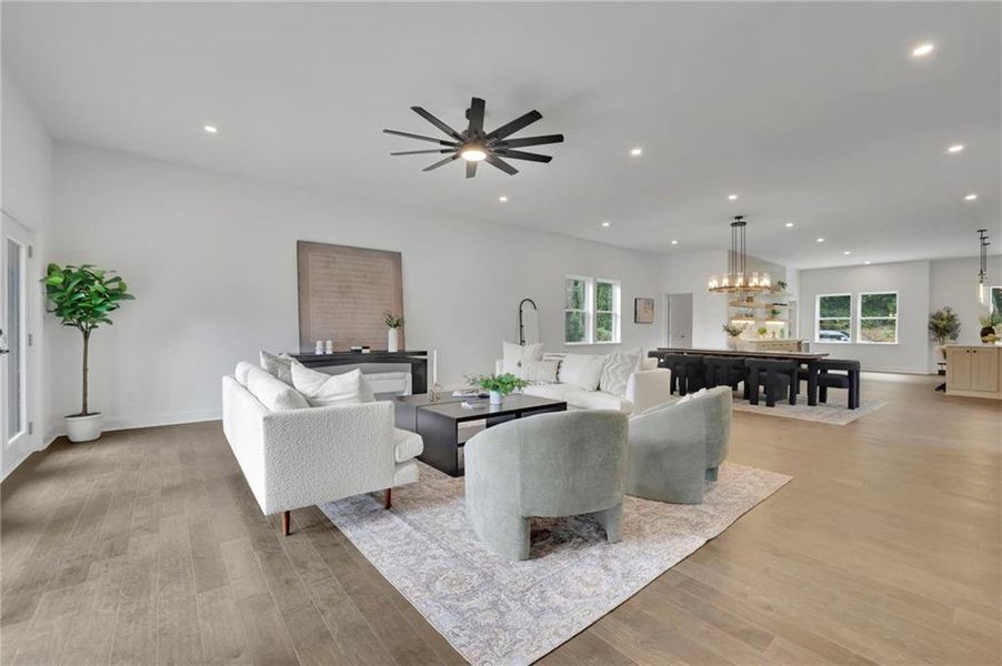 Furnished interior view inside a new home in , Buford (Image 12). Furnished interior view inside a new home in , Buford (Image 12).