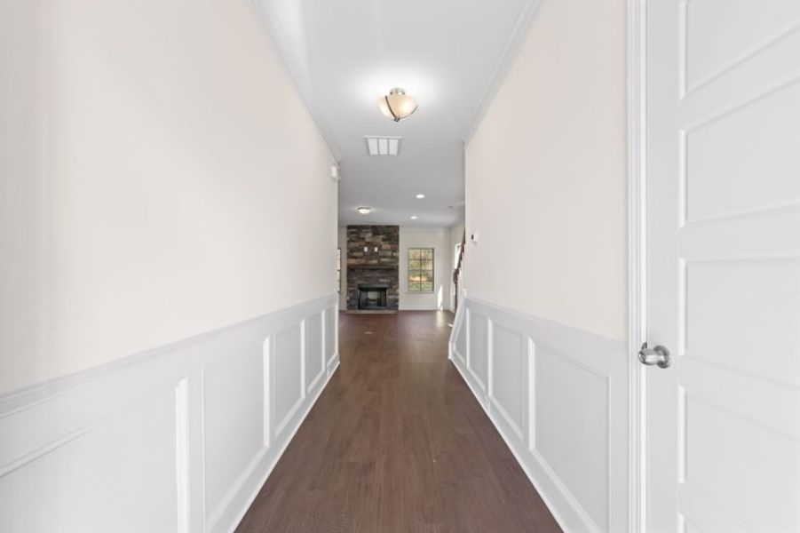 Spacious, unfurnished interior of a new home in Miller's Reserve, Winston-Salem (Image 63).