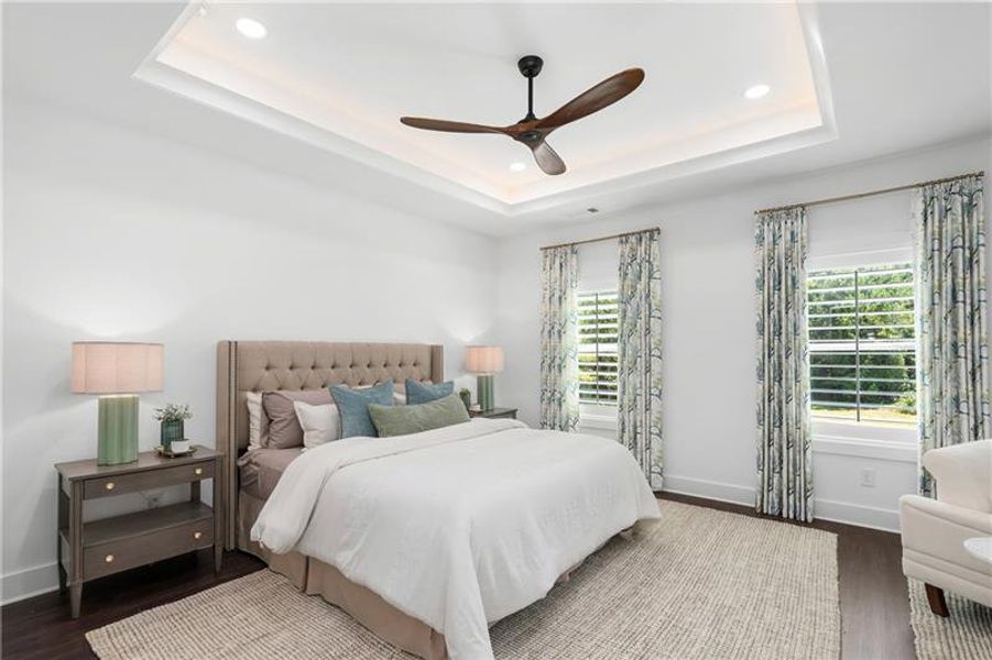 Furnished interior view inside a new home in , Stockbridge (Image 38).
