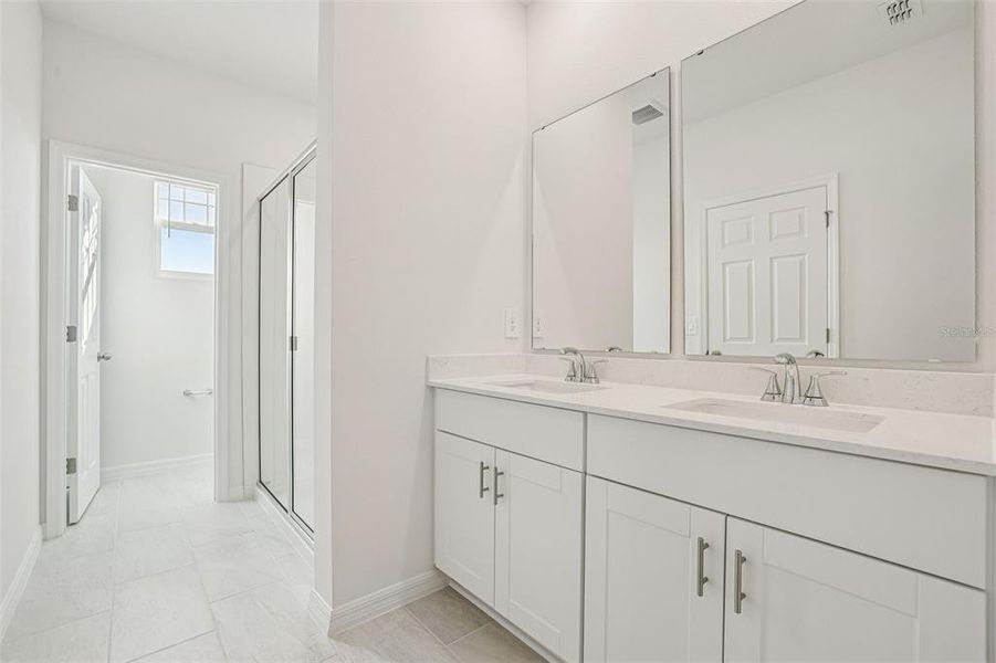 Furnished interior view inside a new home in The Meadow at Crossprairie Bungalows, St. Cloud (Image 4).