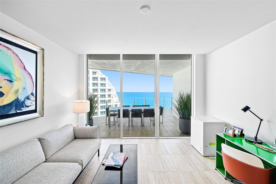 Furnished interior view inside a new home in , Fort Lauderdale (Image 33).