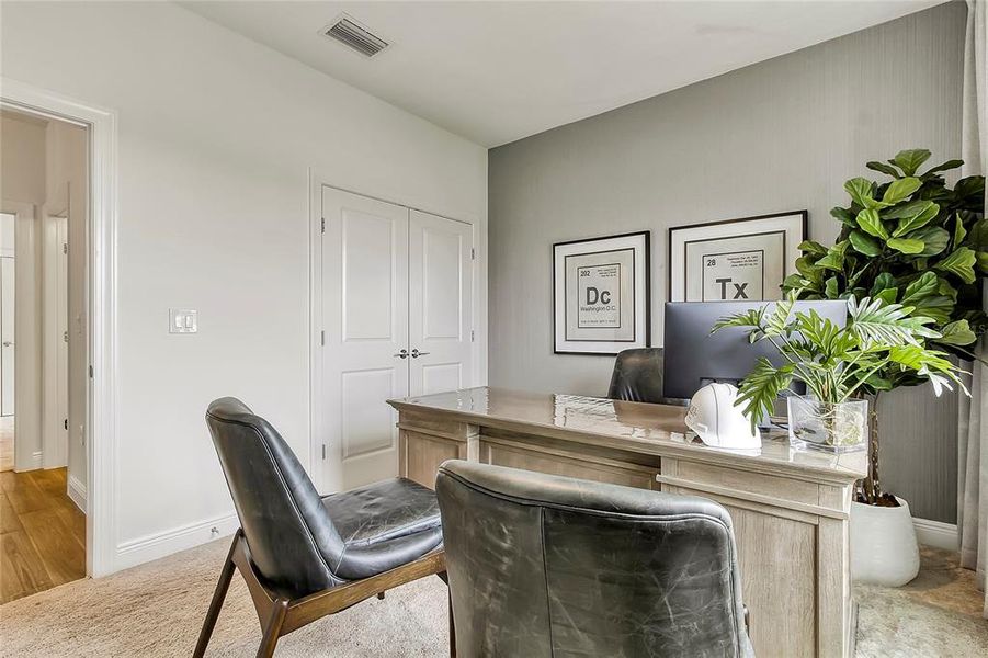 Furnished interior view inside a new home in Prairie Oaks, St. Cloud (Image 28).