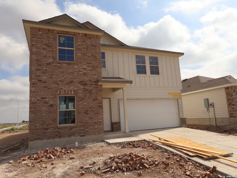 In-progress construction of a new home in Meadows at Clear Springs, New Braunfels, TX (Image 33).