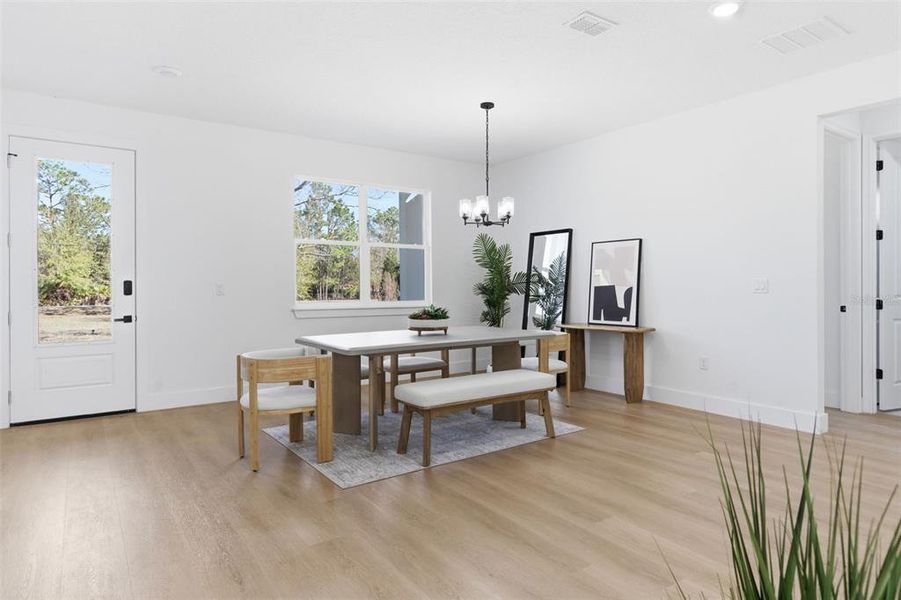 Furnished interior view inside a new home in , Orlando (Image 6).
