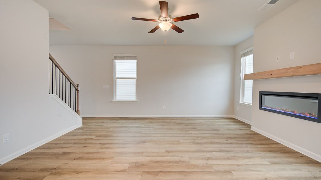 Representative furnished interior of a home built from the Reagan by DRB Homes in Westminster, Covington (Image 13).