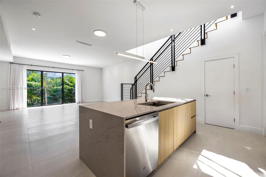 Furnished interior view inside a new home in , Miami (Image 32).
