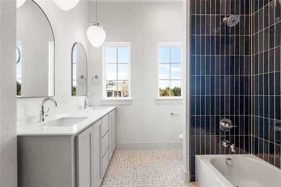 Photos are of same plan different address.