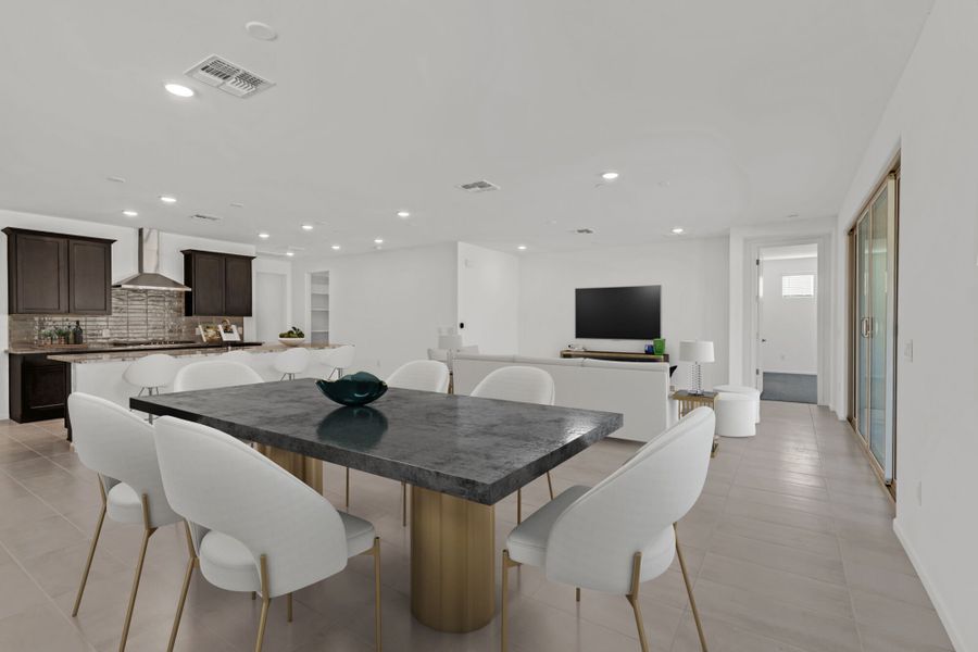 Furnished interior view inside a new home in Cantabria at Rincon Knolls, Vail (Image 6).