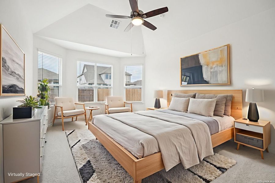 Furnished interior view inside a new home in Estancia Ranch - Classic Series, San Antonio (Image 12).