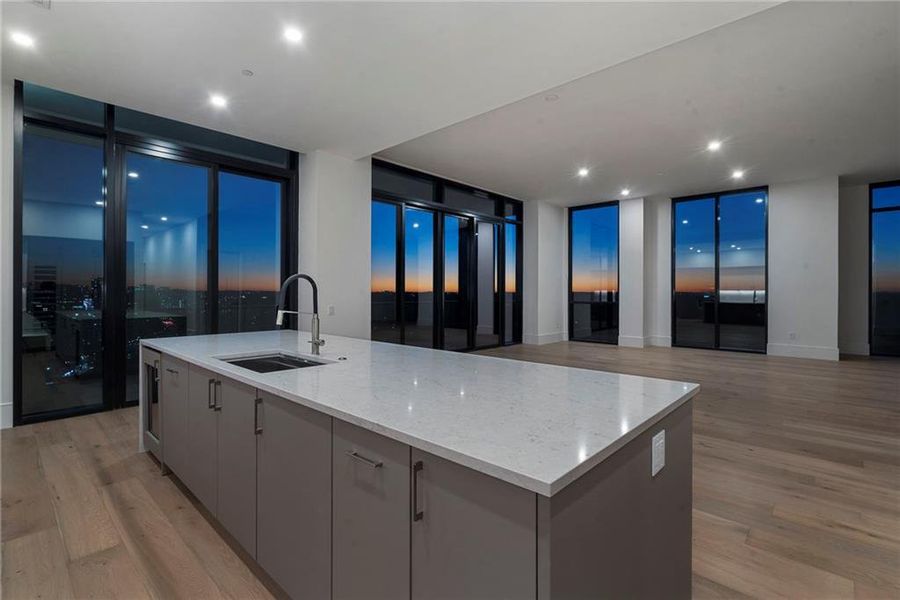 Furnished interior view inside a new home in The Dillon Buckhead, Atlanta (Image 9).