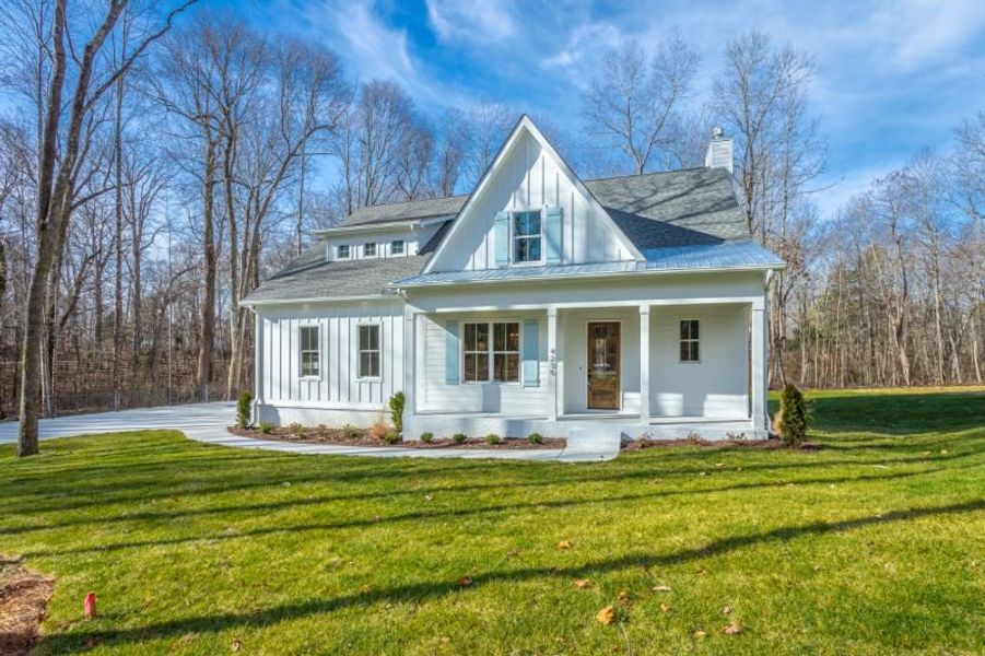 Representative exterior photo of a completed home built from the Carolina A by Riverstone Construction, LLC in Jasper Highlands, Guild, TN (Image 33).