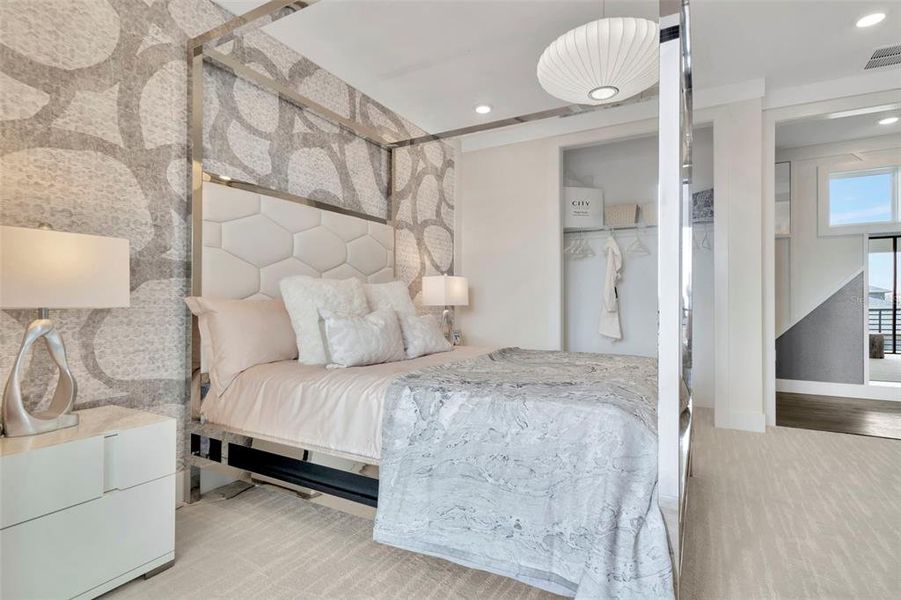 Furnished interior view inside a new home in Eagles Cove at Mirada, San Antonio (Image 40).