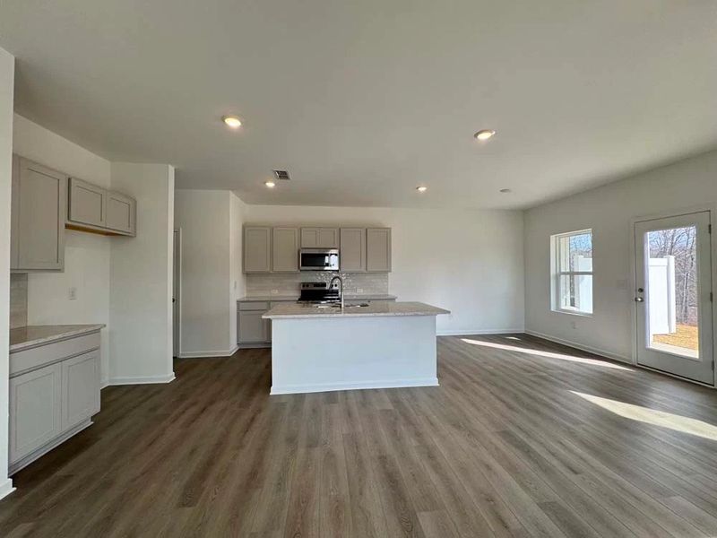 Kitchen featuring Milan Collection Finishes