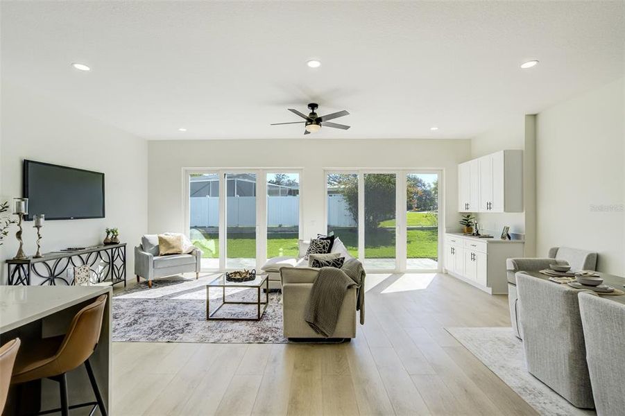 Furnished interior view inside a new home in , Largo (Image 27).