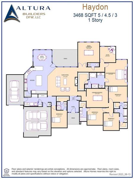 Haydon Floorplan  Page 1