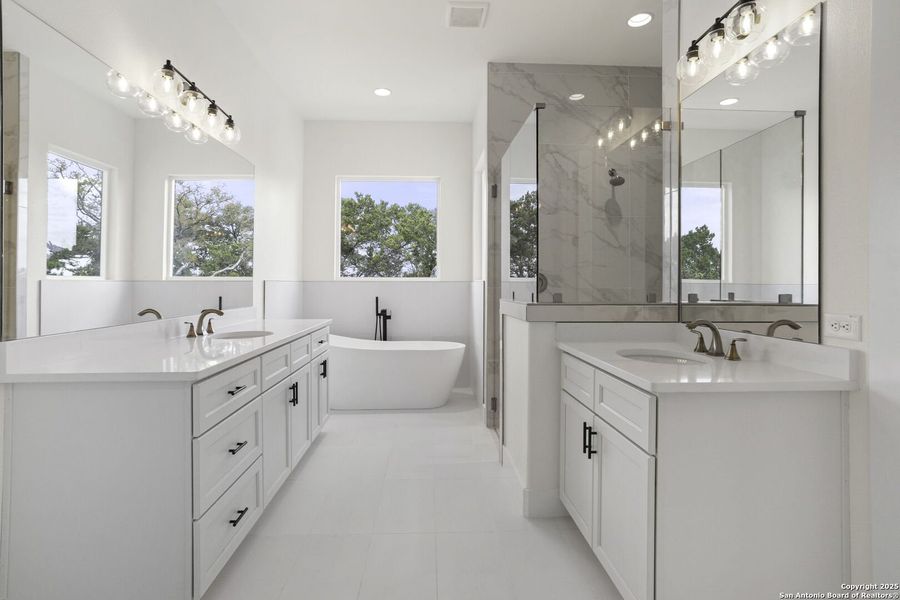 Furnished interior view inside a new home in , Fair Oaks Ranch (Image 3). Furnished interior view inside a new home in , Fair Oaks Ranch (Image 3).