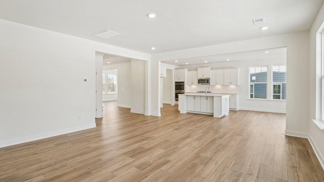 Representative furnished interior of a home built from the Stonehaven by DRB Homes in Blake Pond, Lillington (Image 14).