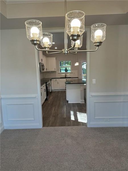 Furnished interior view inside a new home in Canterbury Villas, Carrollton (Image 8).