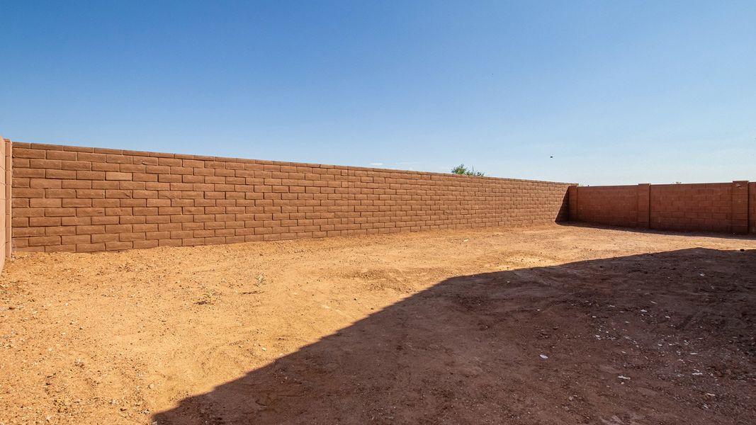 Representative exterior photo of a completed home built from the Baxter by D.R. Horton in The Oasis at Rocking K, Vail, AZ (Image 15).