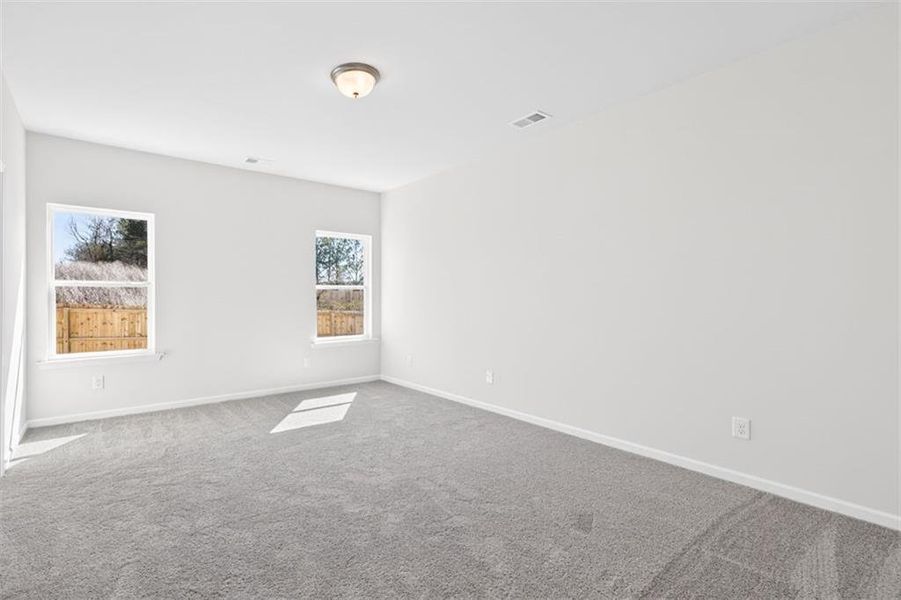 Spacious, unfurnished interior of a new home in Fuller Station, Loganville (Image 30). Spacious, unfurnished interior of a new home in Fuller Station, Loganville (Image 30).