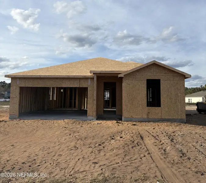 In-progress construction of a new home in Panther Creek, Jacksonville, FL (Image 4).