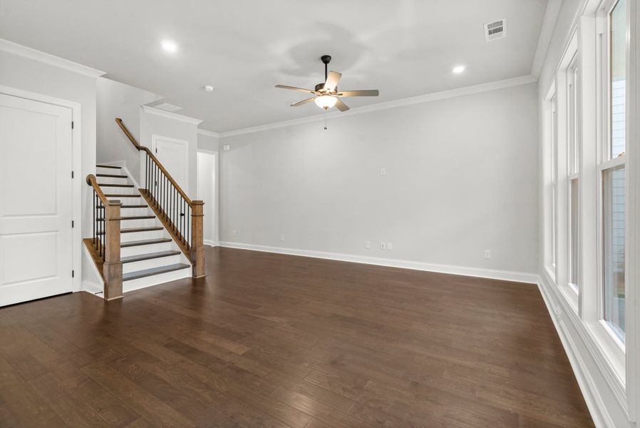 Representative unfurnished interior of a home built from the The Cameron by The Providence Group in Palisades Single Family, Cumming (Image 19).