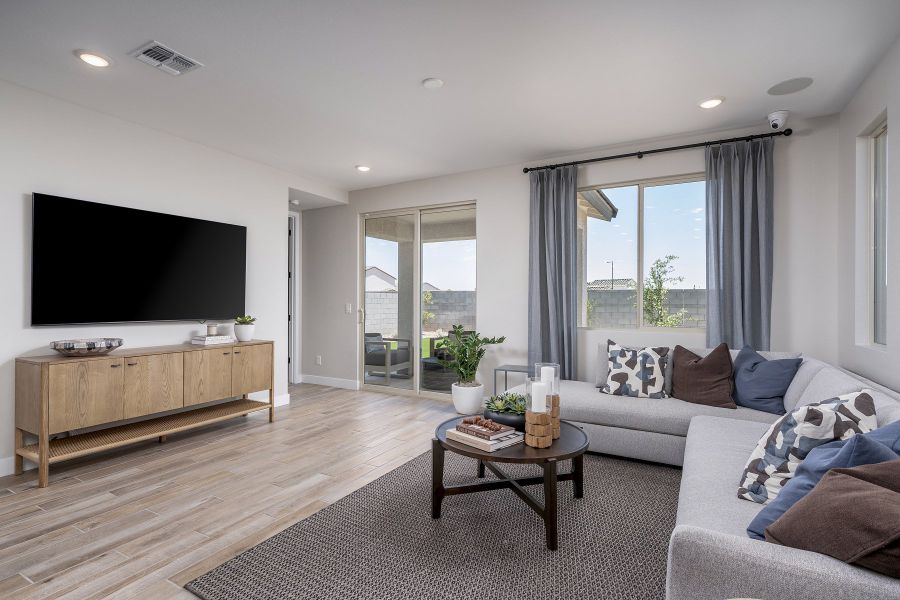 Representative furnished interior of a home built from the 3503 by Risewell Homes in Skyline Village, San Tan Valley (Image 7).