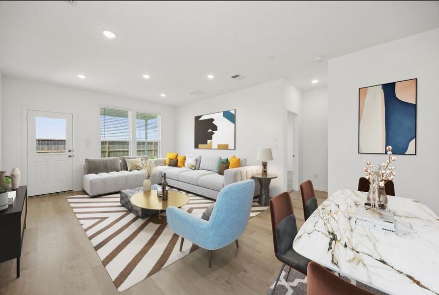 Furnished interior view inside a new home in Stokesbury, Waller (Image 16).