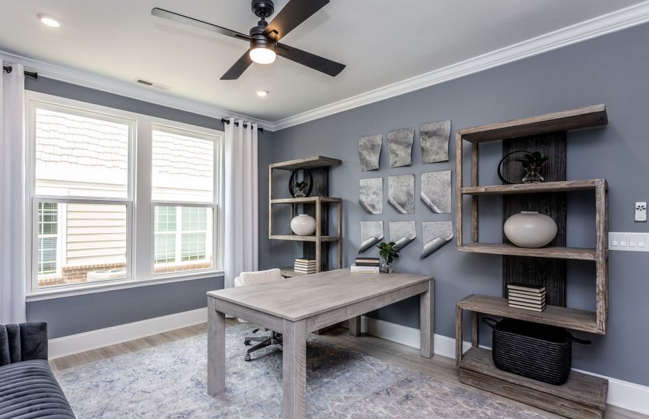 Representative furnished interior of a home built from the Renown by Del Webb in Del Webb at Chatham Park, Pittsboro (Image 23).