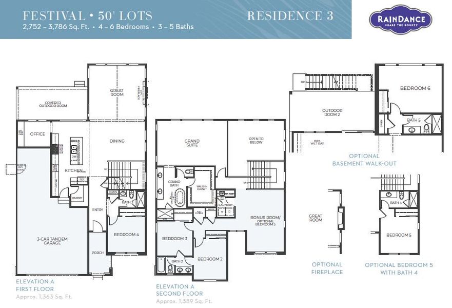 Festival Plan 3 Floor Plan