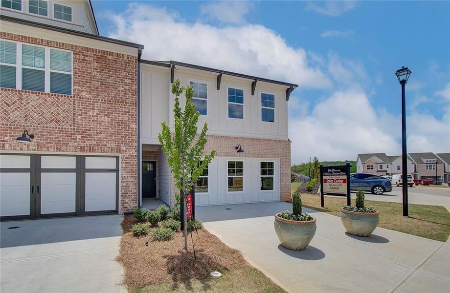 Exterior details and patio area of a home in The Towns at Auburn Station West, Auburn (Image 3).