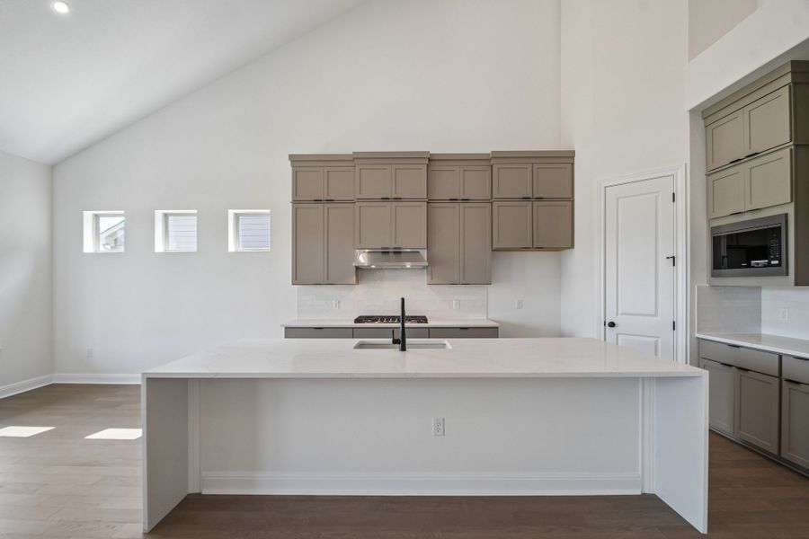 Furnished interior view inside a new home in Sauls Ranch, Round Rock (Image 4).