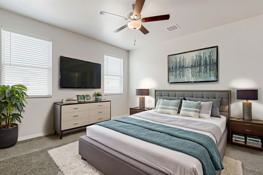 Representative furnished interior of a home built from the Sinatra by View Homes in Enchanted Hills, El Paso (Image 12).