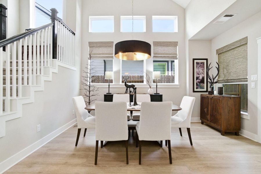 Furnished interior view inside a new home in Woodforest - Kingsley Square 50' Homesites, Montgomery (Image 6).