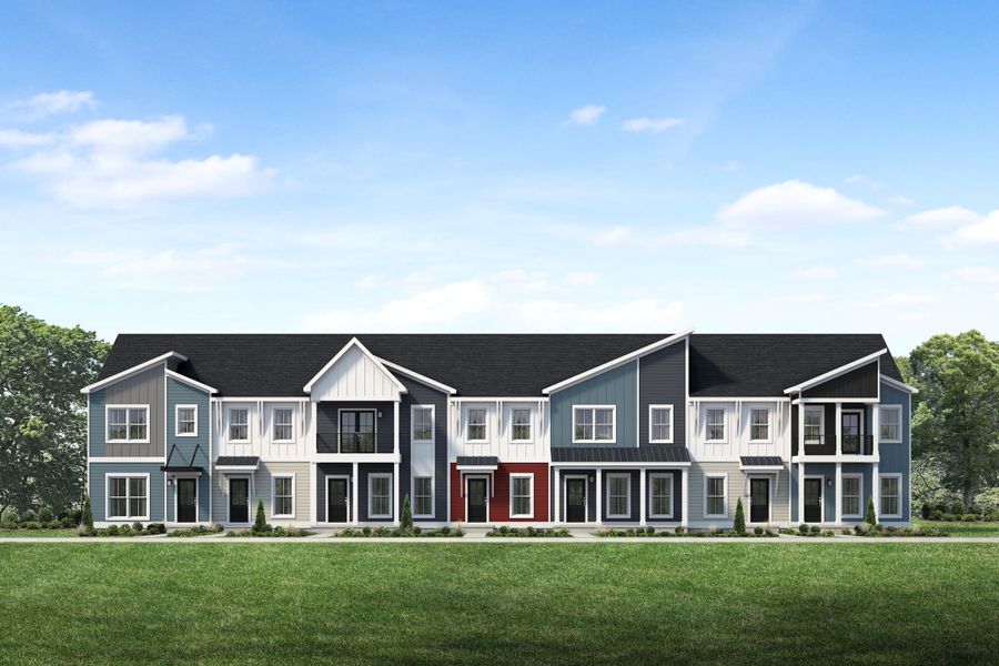 Representative exterior photo of a completed home built from the Annapolis - Mill Town by Parkside Builders in The Parks of Mill Town, Chattanooga, TN (Image 20).