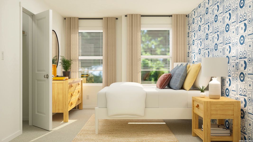 Furnished interior view inside a new home in , San Antonio (Image 9).