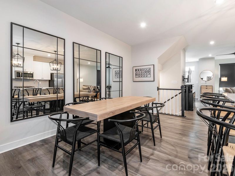 Furnished interior view inside a new home in , Charlotte (Image 15).