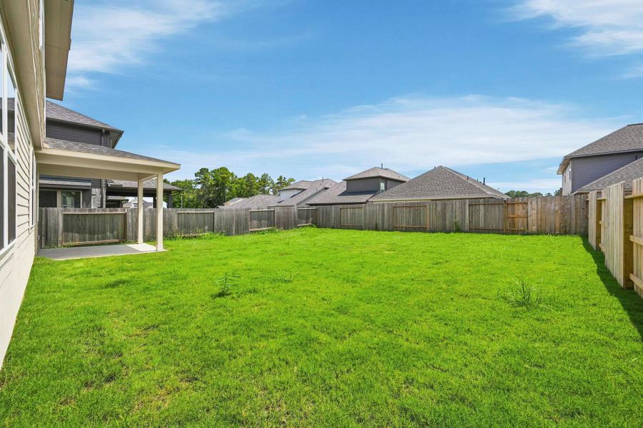 Exterior details and patio area of a home in Audubon, Magnolia (Image 4).