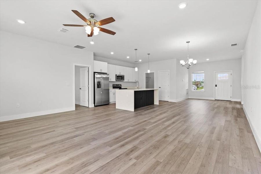 Spacious, unfurnished interior of a new home in , Indian Lake Estates (Image 29). Spacious, unfurnished interior of a new home in , Indian Lake Estates (Image 29).