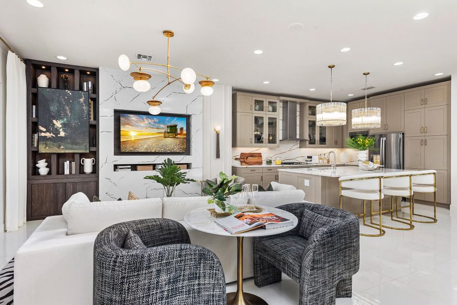 Representative furnished interior of a home built from the Solstice by GL Homes in Valencia Sky (55+), Naples (Image 8).