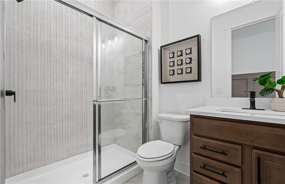 Furnished interior view inside a new home in Traditions of Braselton, Jefferson (Image 16).