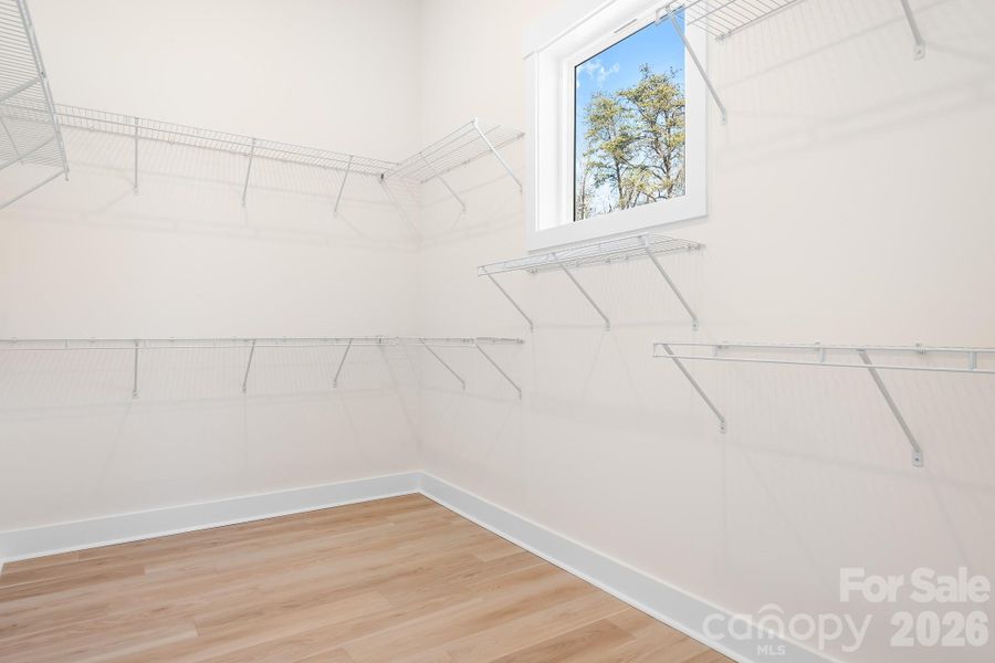 Spacious Primary Closet