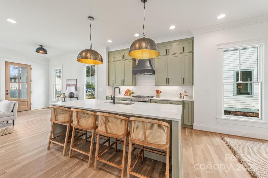 Furnished interior view inside a new home in , Charlotte (Image 6). Furnished interior view inside a new home in , Charlotte (Image 6).