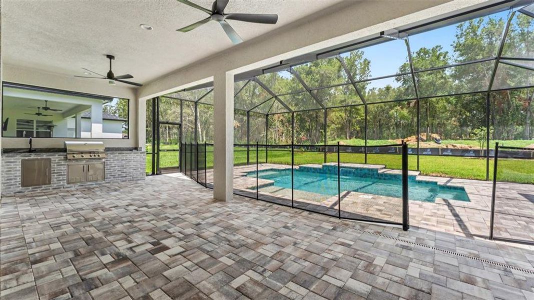 Exterior details and patio area of a home in , Lakeland (Image 24). Exterior details and patio area of a home in , Lakeland (Image 24).